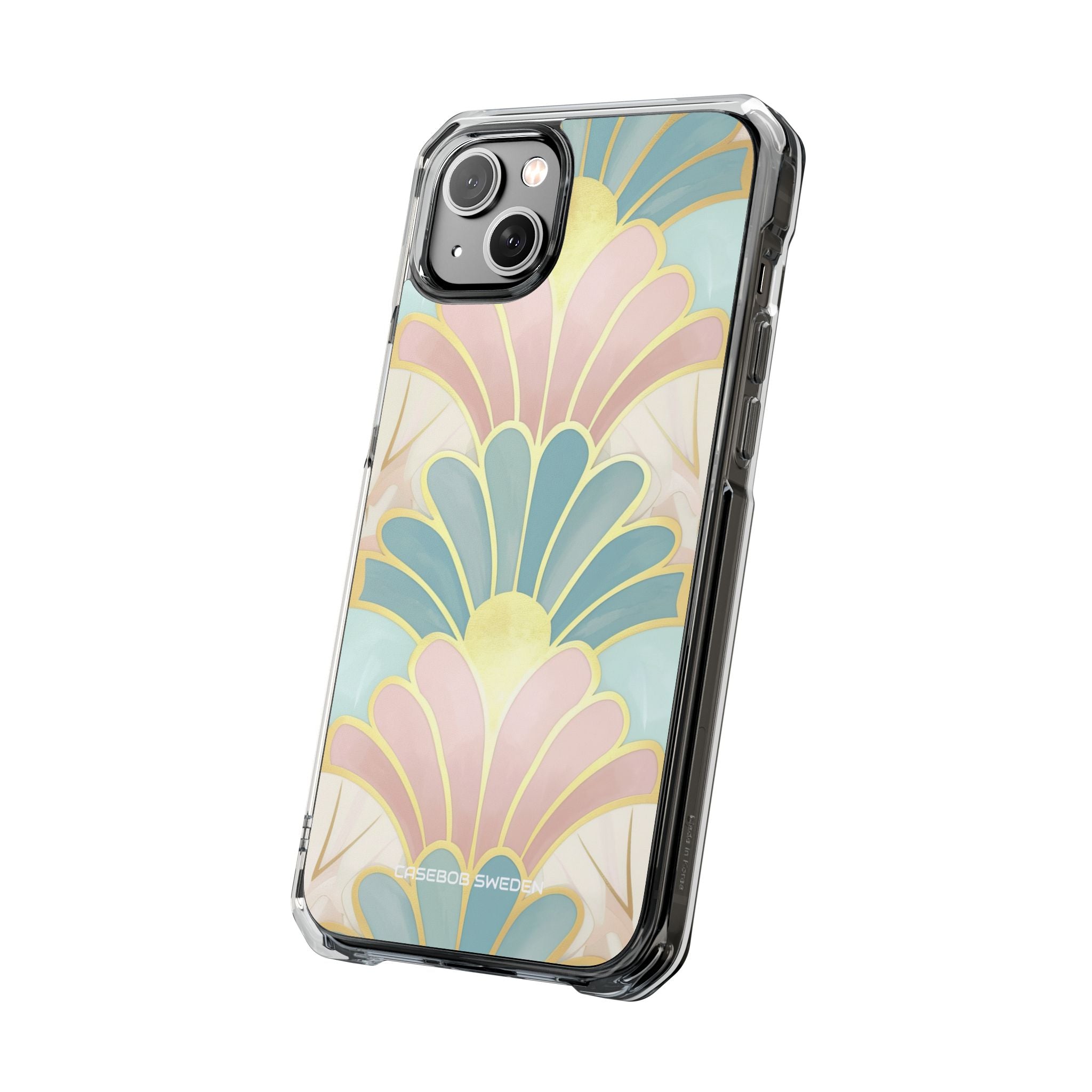 Pastel Deco Elegance - Clear Impact iPhone 14 Phone Case