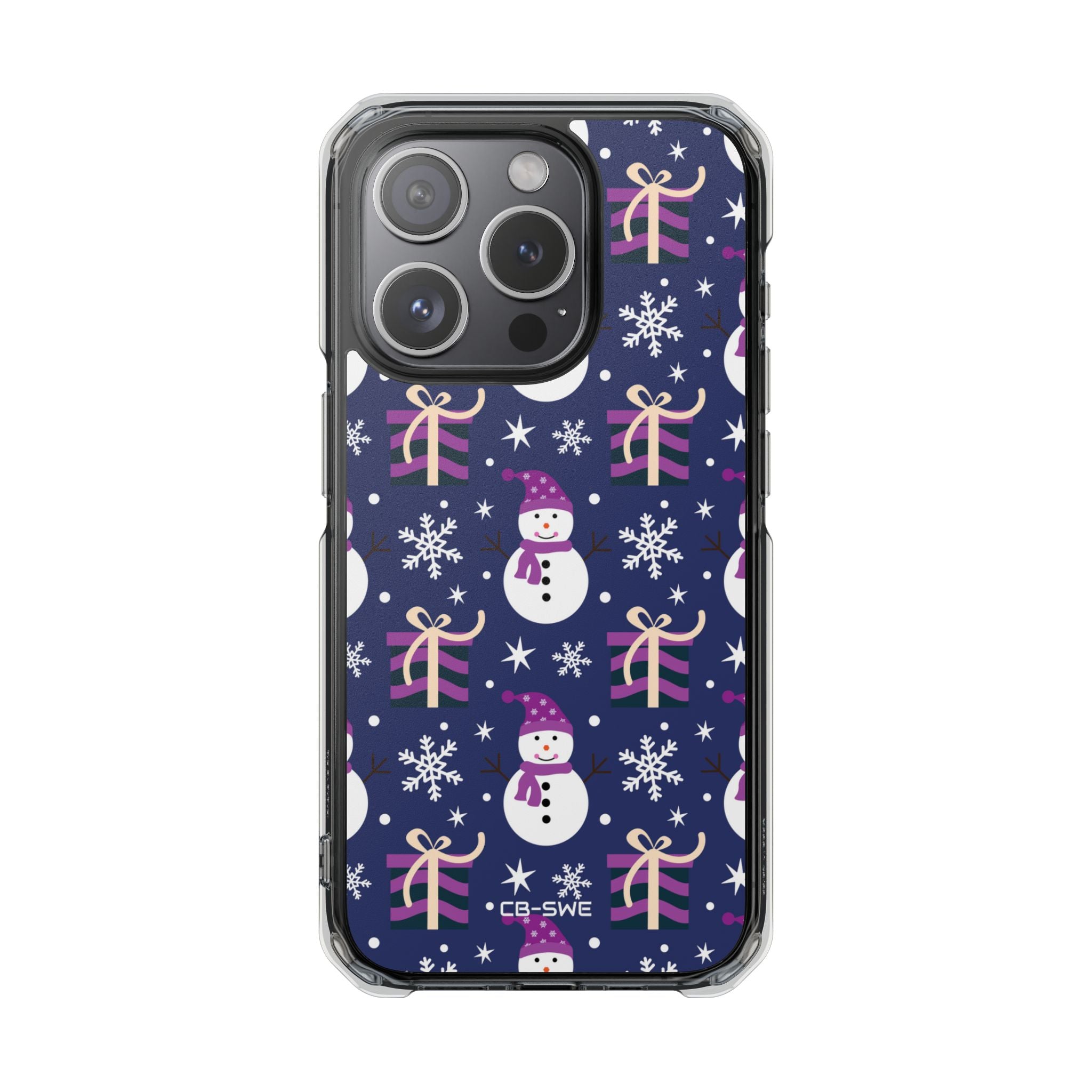 Snowmen Gift Giving iPhone Case - Impact