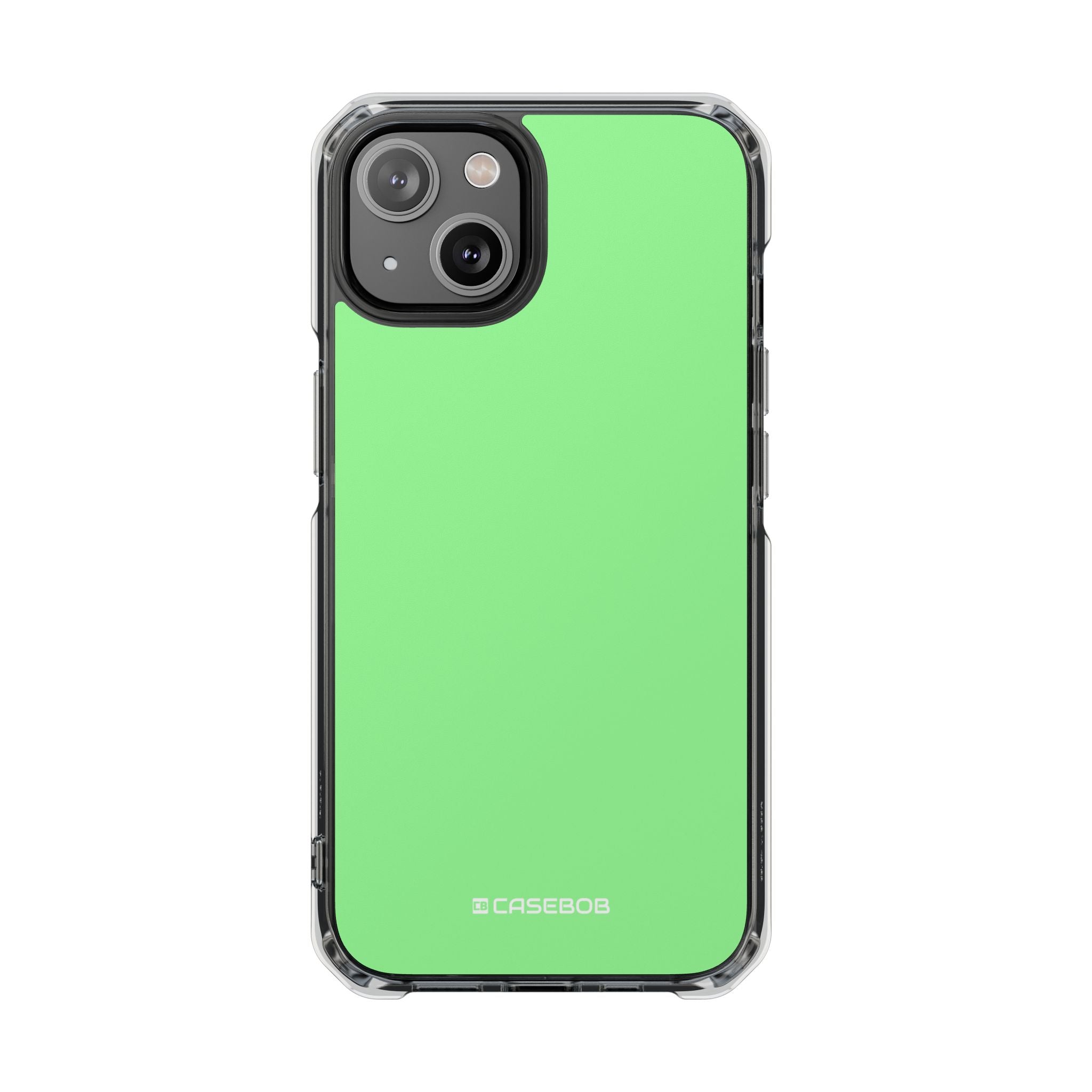 Pale Green - Clear Impact Case for iPhone