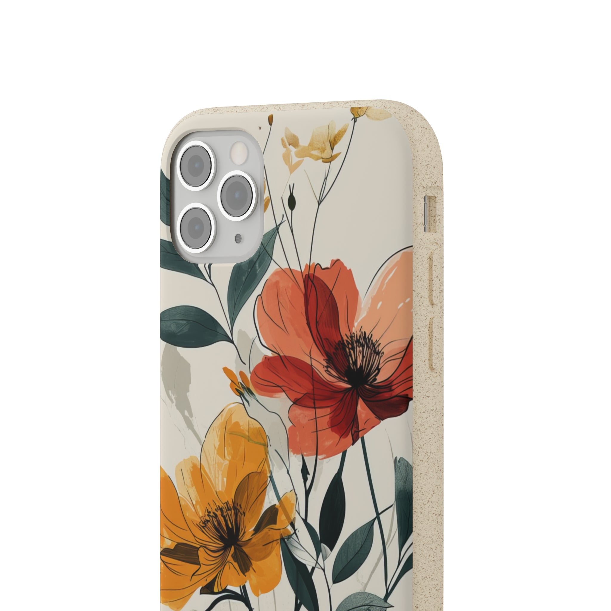 Serene Floral Harmony | Biodegradable Phone Case