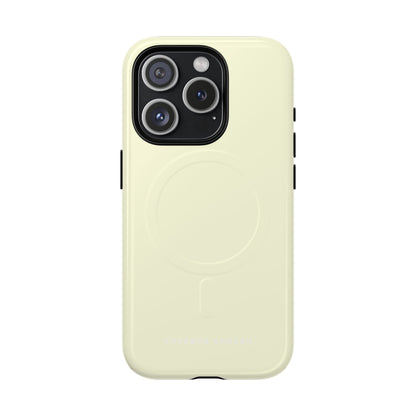 Light Yellow iPhone 15 | Tough+ Phone Case