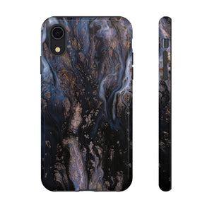 Blue River Ink Art iPhone Case (Protective) iPhone XR Glossy Phone Case