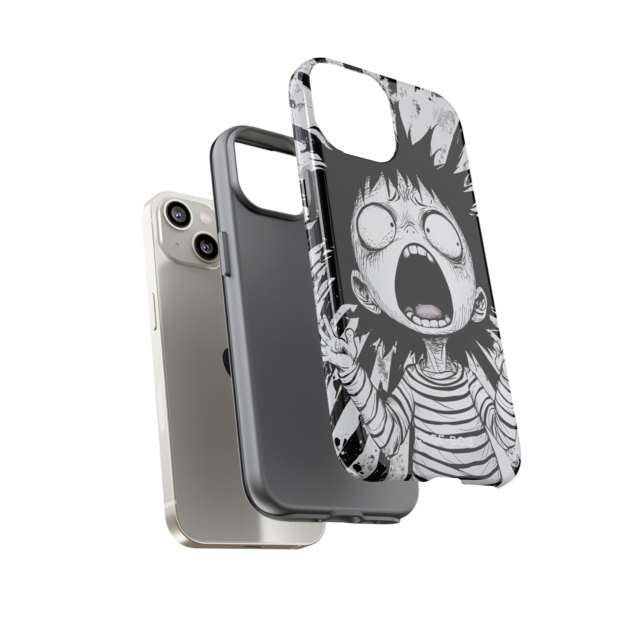 Screaming Stripes iPhone 14 Case - Tough