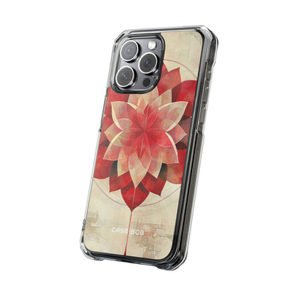 Crimson Bloom iPhone 15 Pro Max Case - Impact