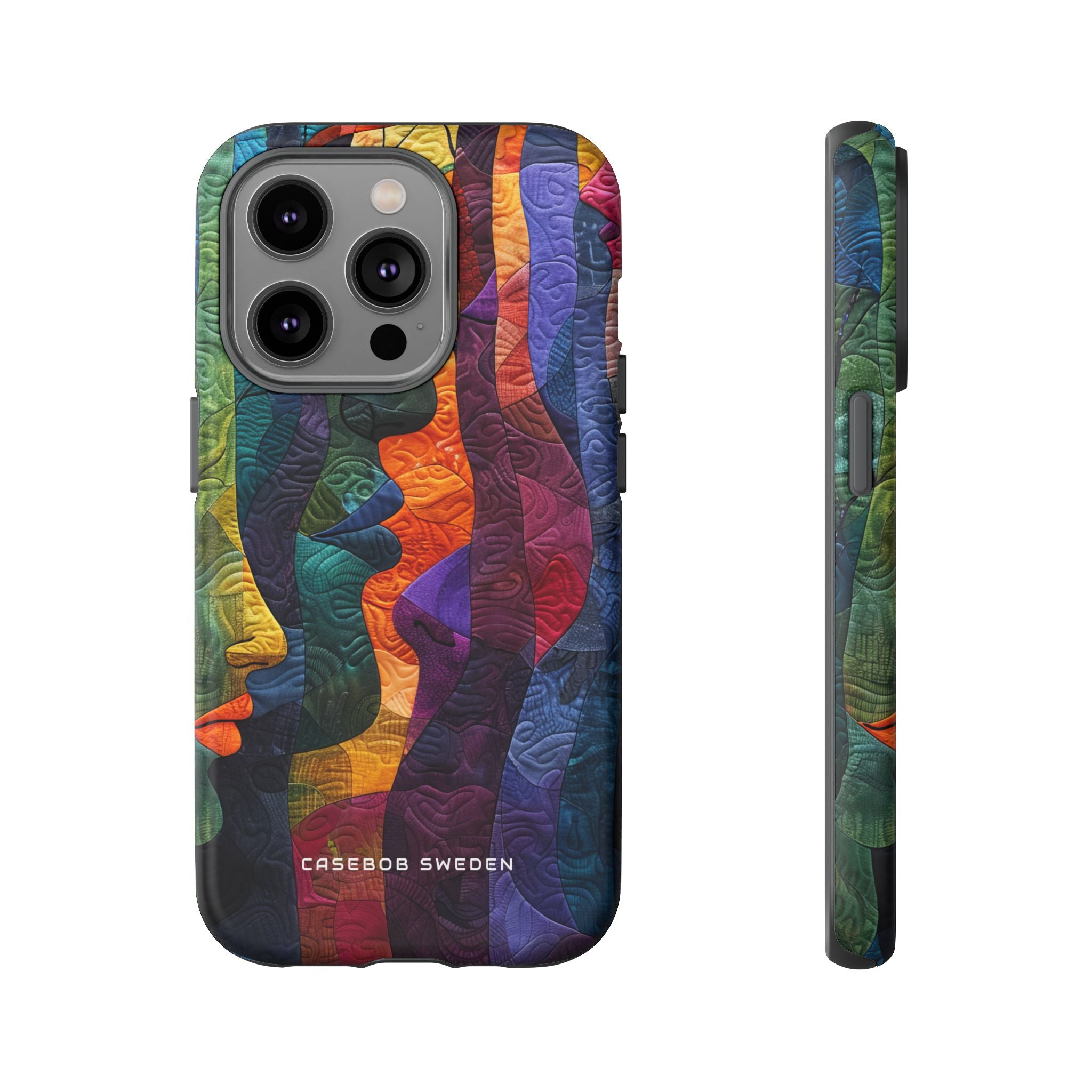 Harmonized Faces and Nature Fusion iPhone 14 - Tough Phone Case