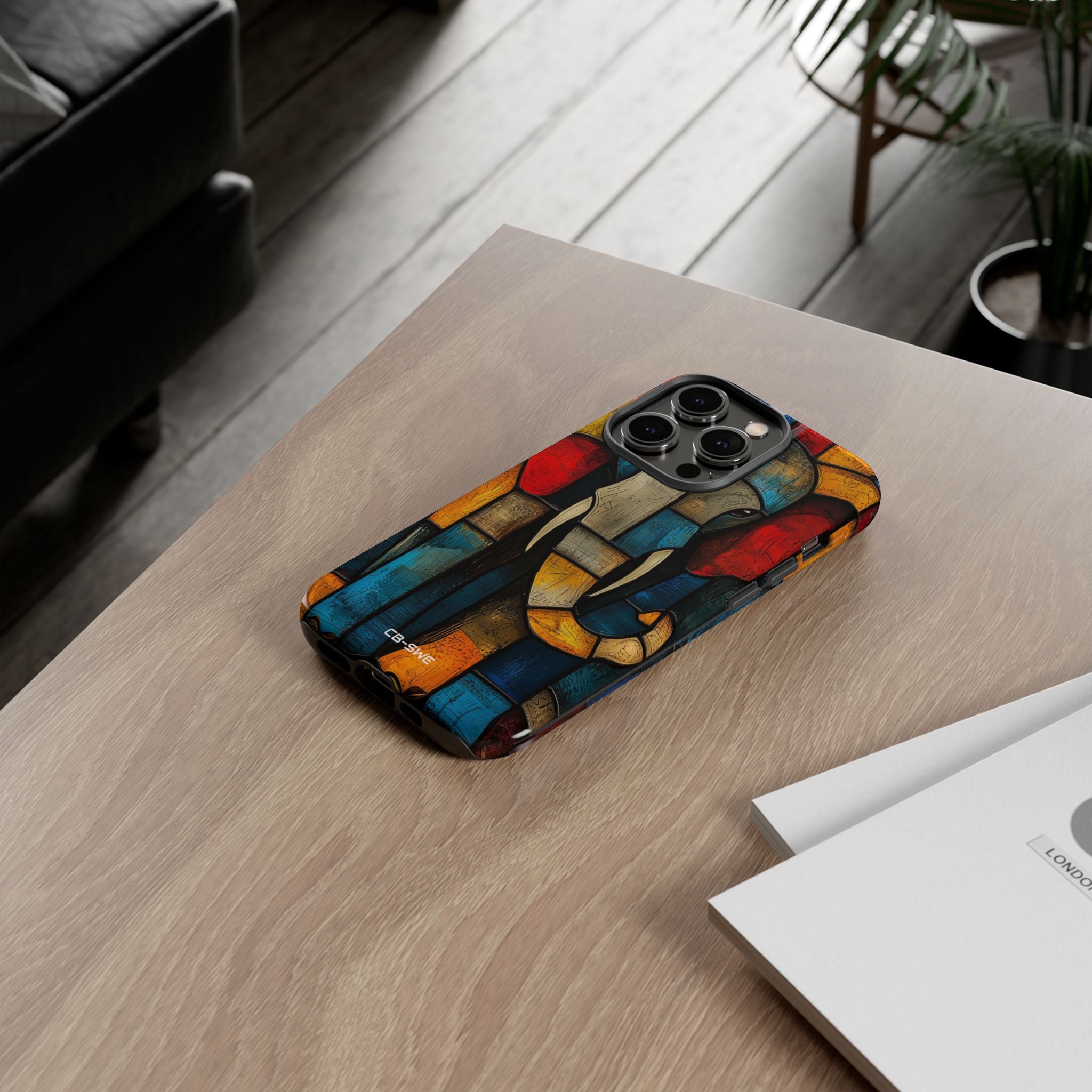 Elephant Shapes Dance - iPhone Case