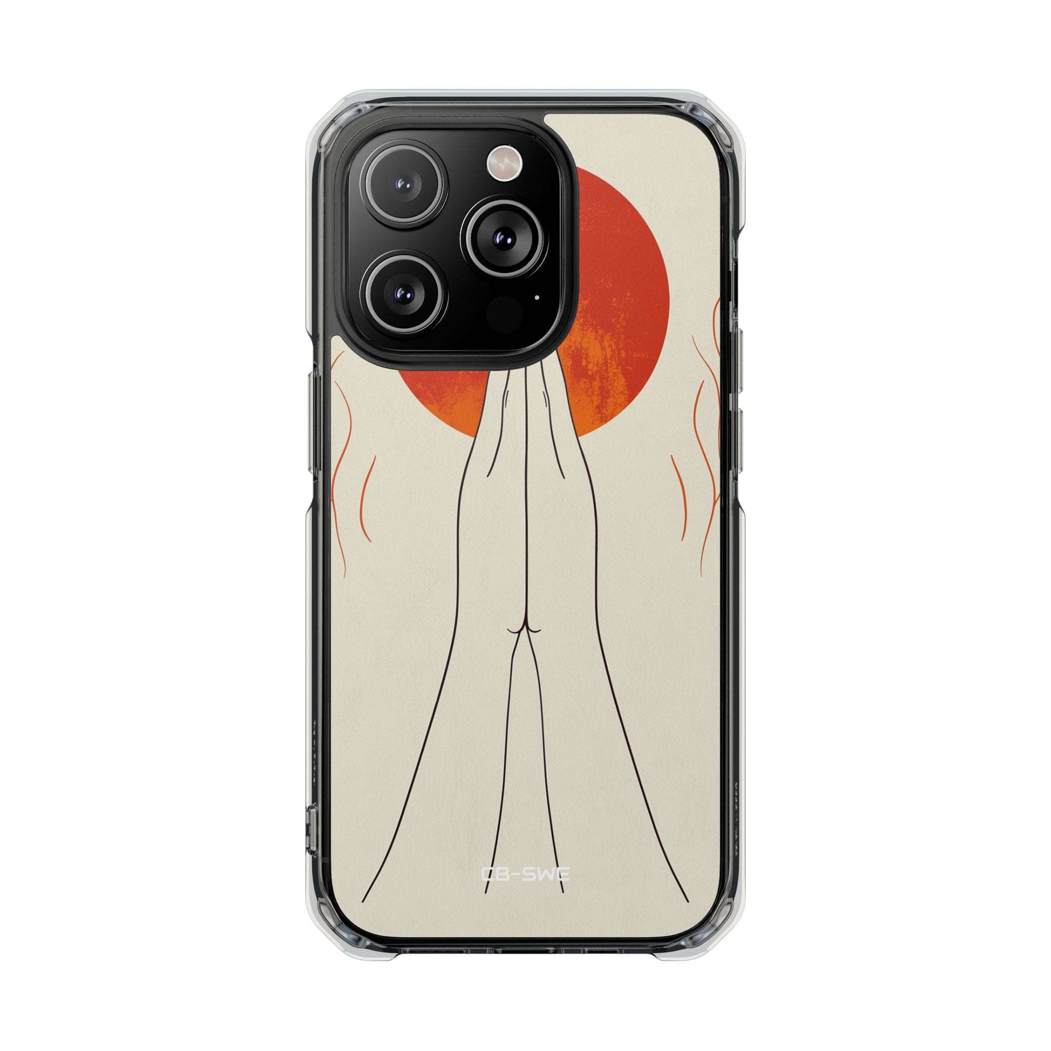 Hands Embrace Sun iPhone Case - Impact
