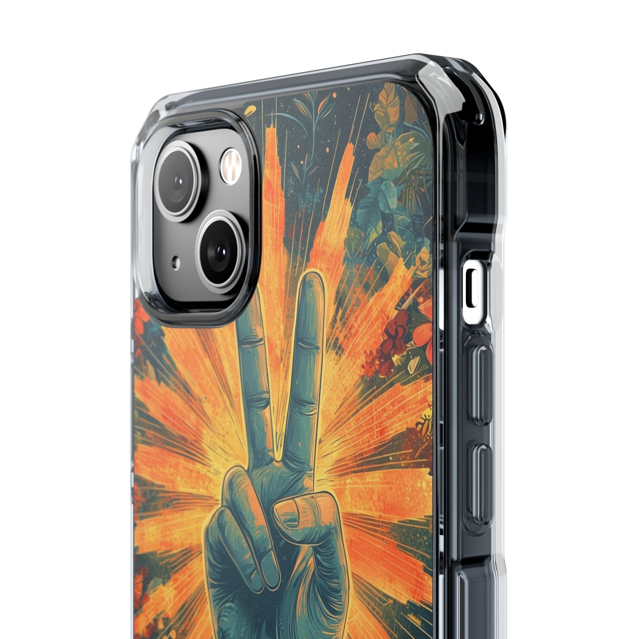Flowers Embrace Peace iPhone Case - Impact