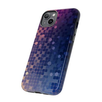 Azure Square: Blue Gradient - Protective Phone Case