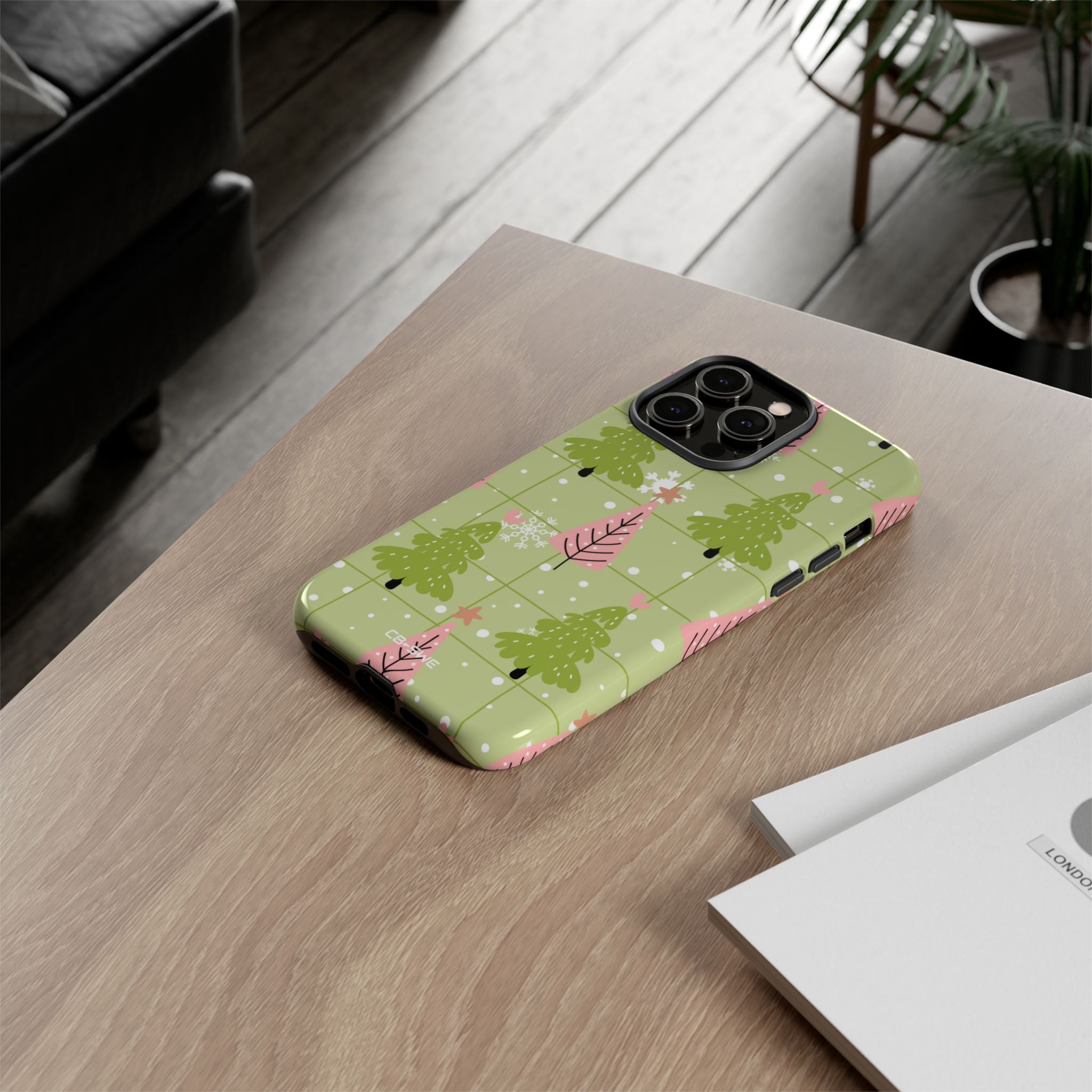 Whimsical Trees Dance - iPhone Case
