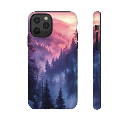 Forest Mountain Pastel Dream - Protective Phone Case