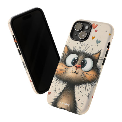 Whimsical Cat Smiles - iPhone Case
