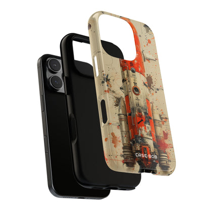 Crimson Rocket iPhone 16 Pro Case - Tough