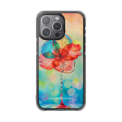 Ethereal Glass Flower iPhone 15 - Clear Impact Phone Case