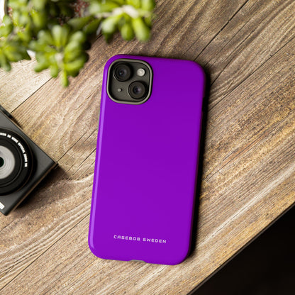 Dark Violet iPhone 15 - Tough Phone Case