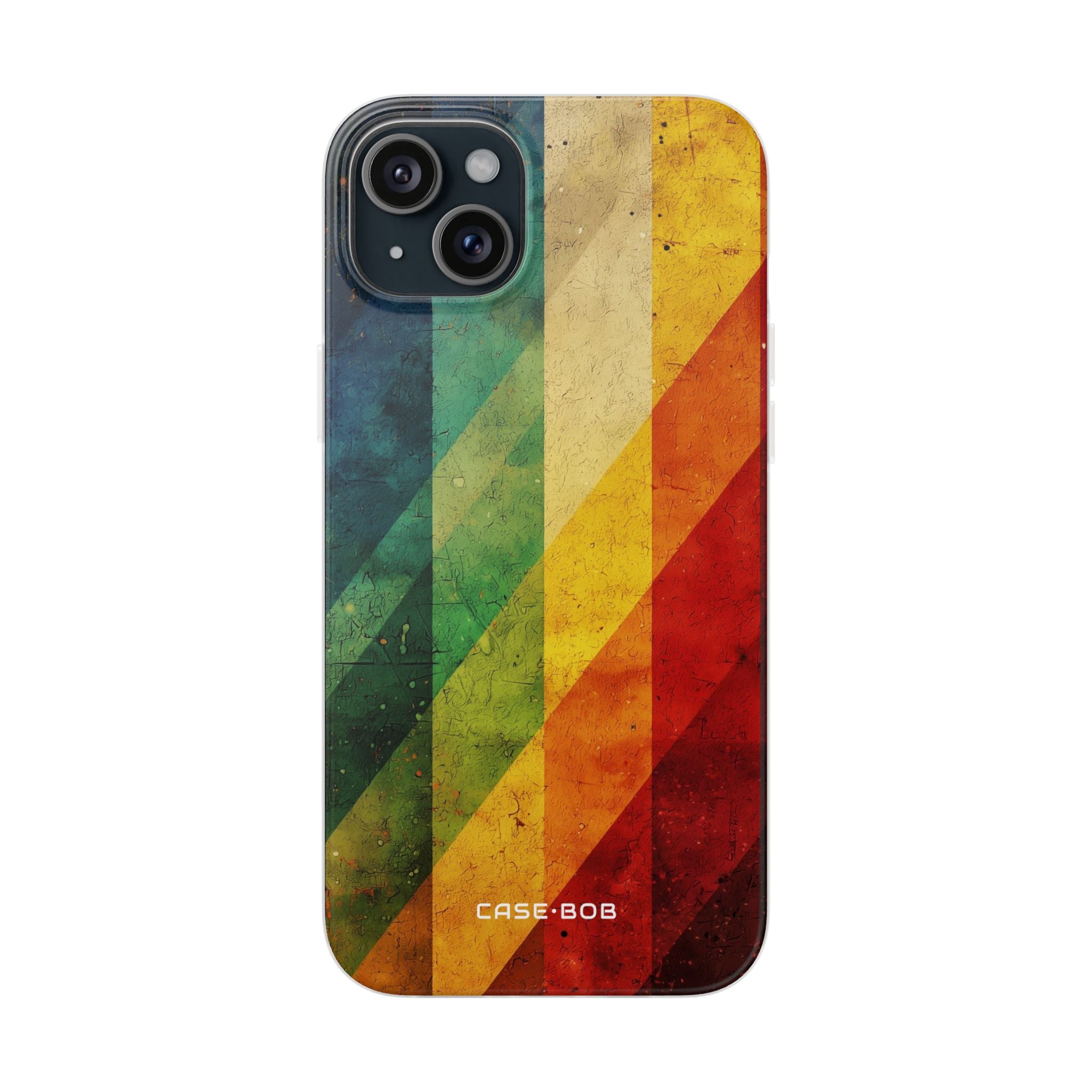 Diagonal Spectrum iPhone 15 Plus Case - Soft