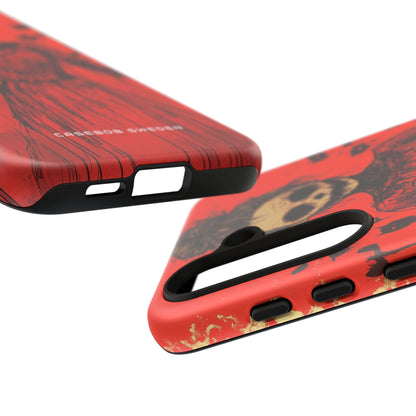 Haunting Scarlet Descent Samsung S24 - Tough Phone Case