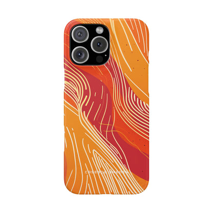 Gradient Flowwave Essence iPhone 16 - Slim Phone Case