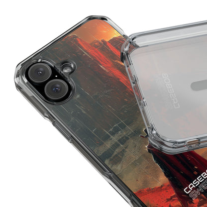 Fiery Wanderer Landschap iPhone 16 - Impact Clear+