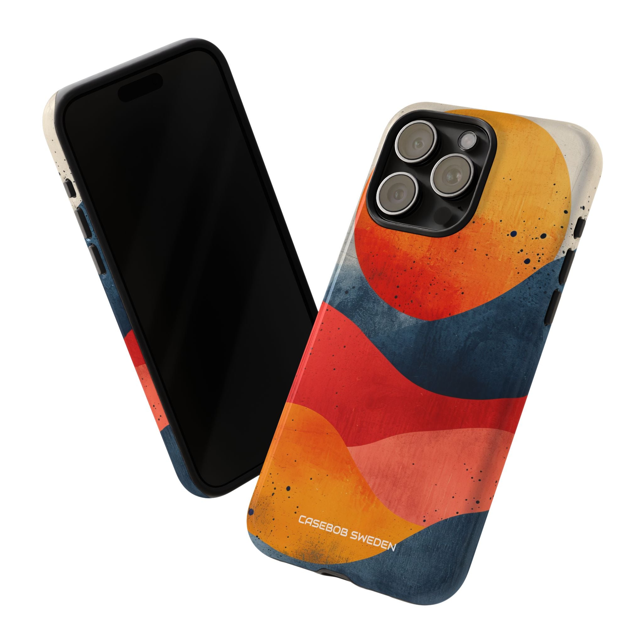 Sunburst Waves - Tough iPhone 15 Phone Case