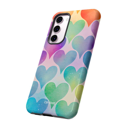 Watercolor Heart Symphony - Samsung Case