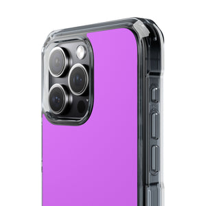 Heliotrope Hue | Handyhülle für iPhone (Clear Impact Case – magnetisch) 