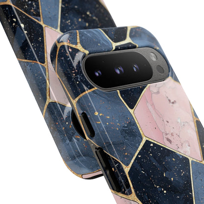 Golden Mosaic Google Pixel 9 Pro Case - Tough