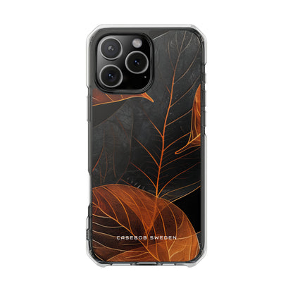 Autumn Leaf Elegance iPhone 16 - Clear Impact Phone Case