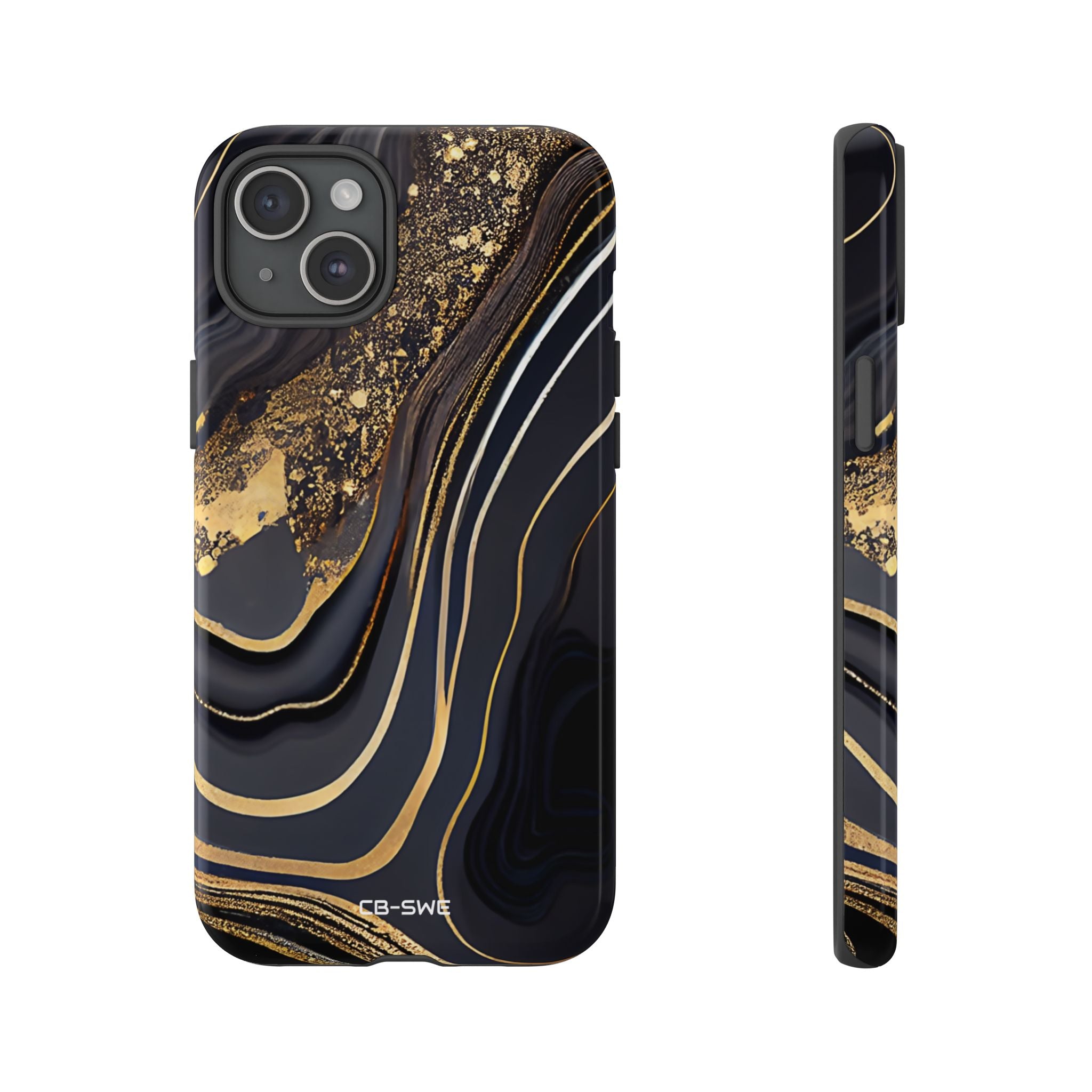 Elegant Gold Streams - iPhone Case