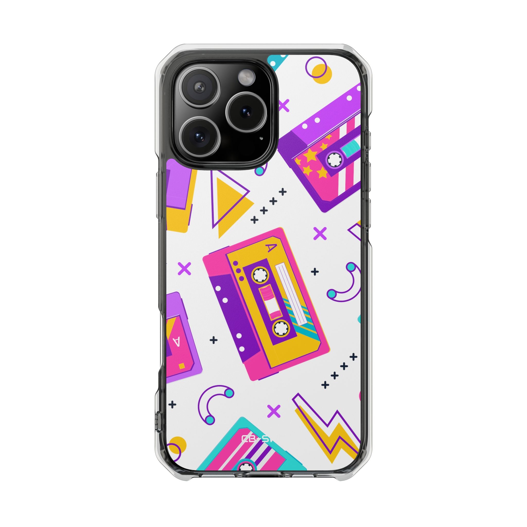 Retro Cassette Chaos iPhone Case - Impact