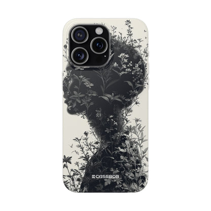 Botanical Silhouette Essence | Flexible Phone Case for iPhone