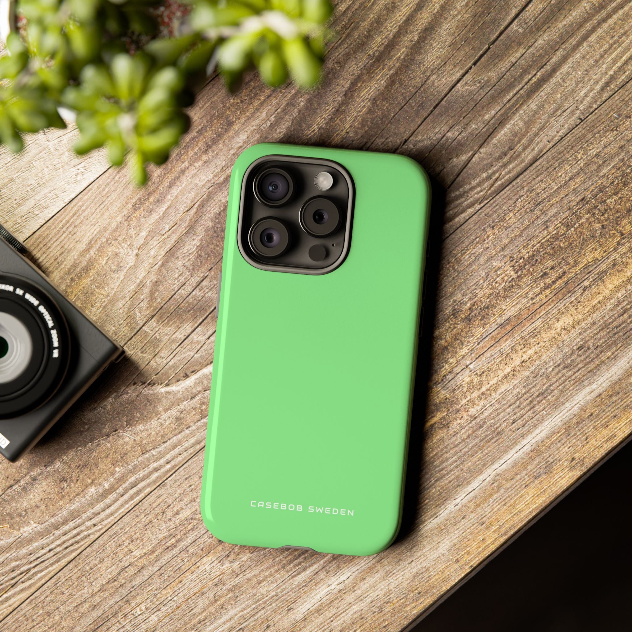 Light Green iPhone 15 - Tough Phone Case