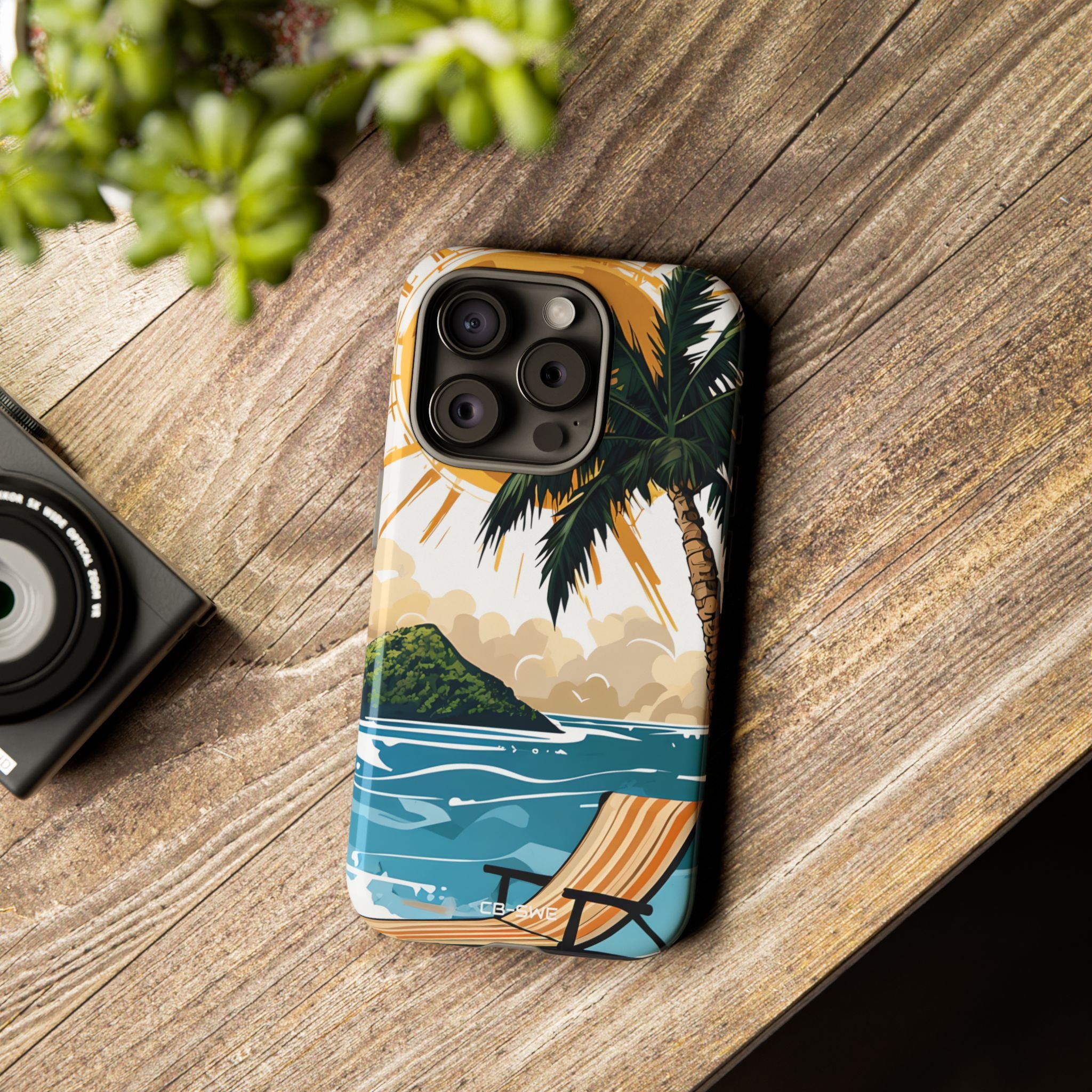 Sunny Tropical Escape - iPhone Case