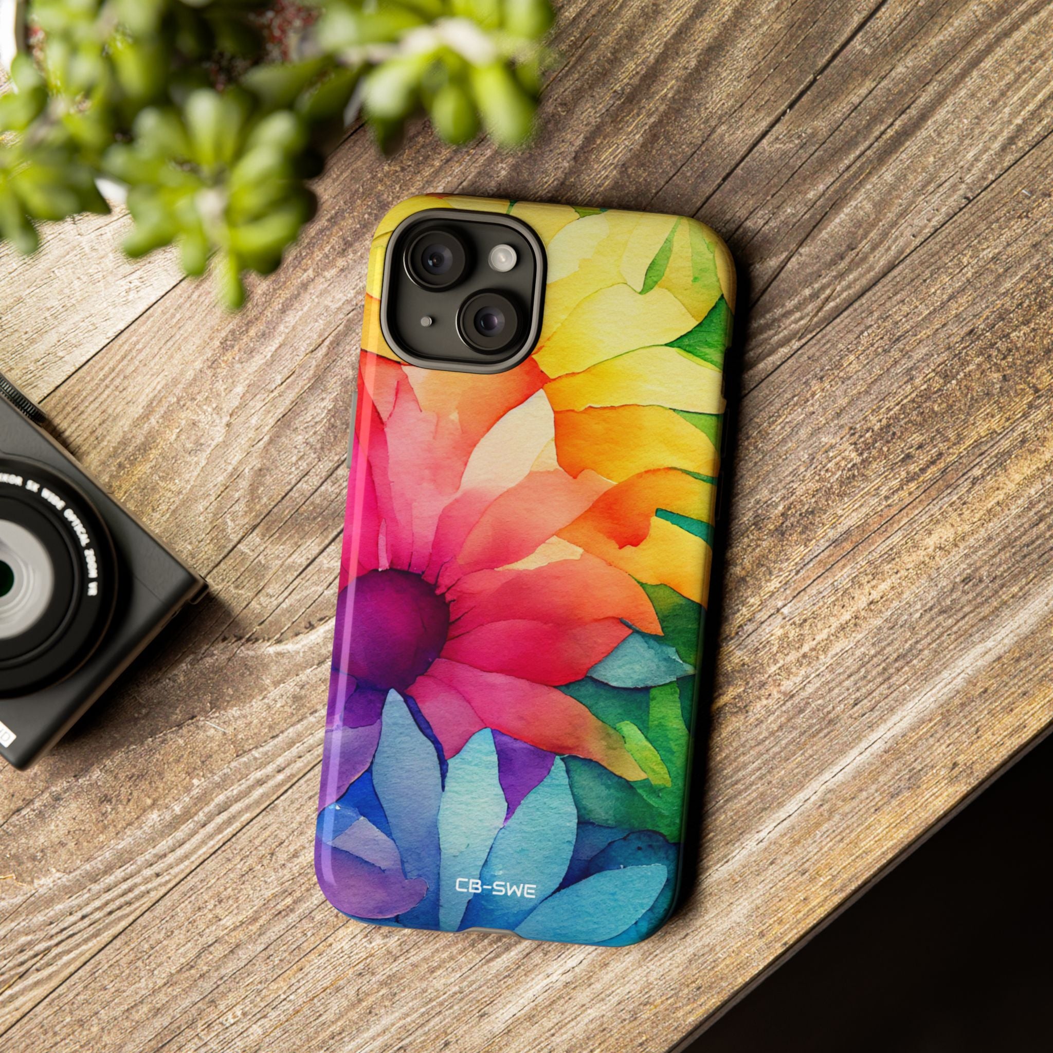 Vibrant Floral Symphony - iPhone Case