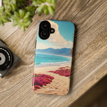 Footprints Trace Sand - iPhone Case