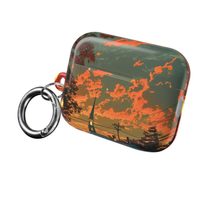 Crimson Classic Glow - AirPods Case