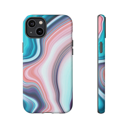 Pink Swirls - Protective Phone Case