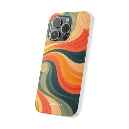 Swirling Ember iPhone 15 Pro Case - Soft