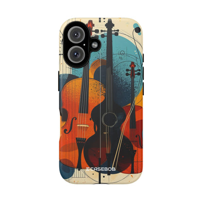 Vibrant Symphony: Abstract Music Art - for iPhone 16