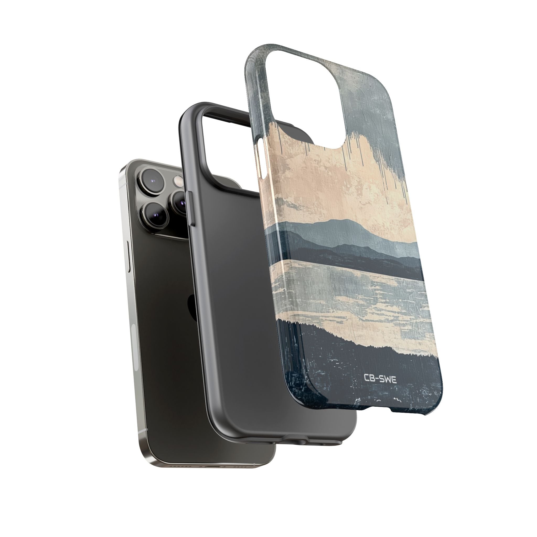 Water Mirrors Mountains - iPhone Case