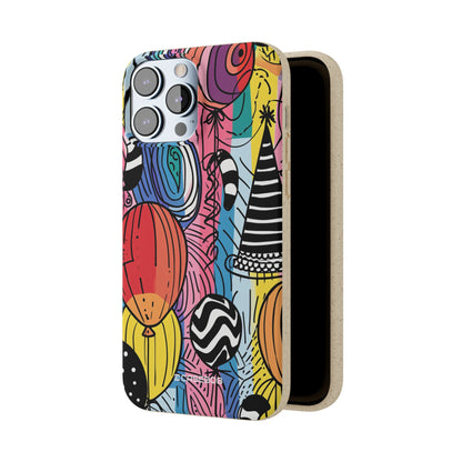 Vibrant Party Whimsy | Biodegradable Phone Case