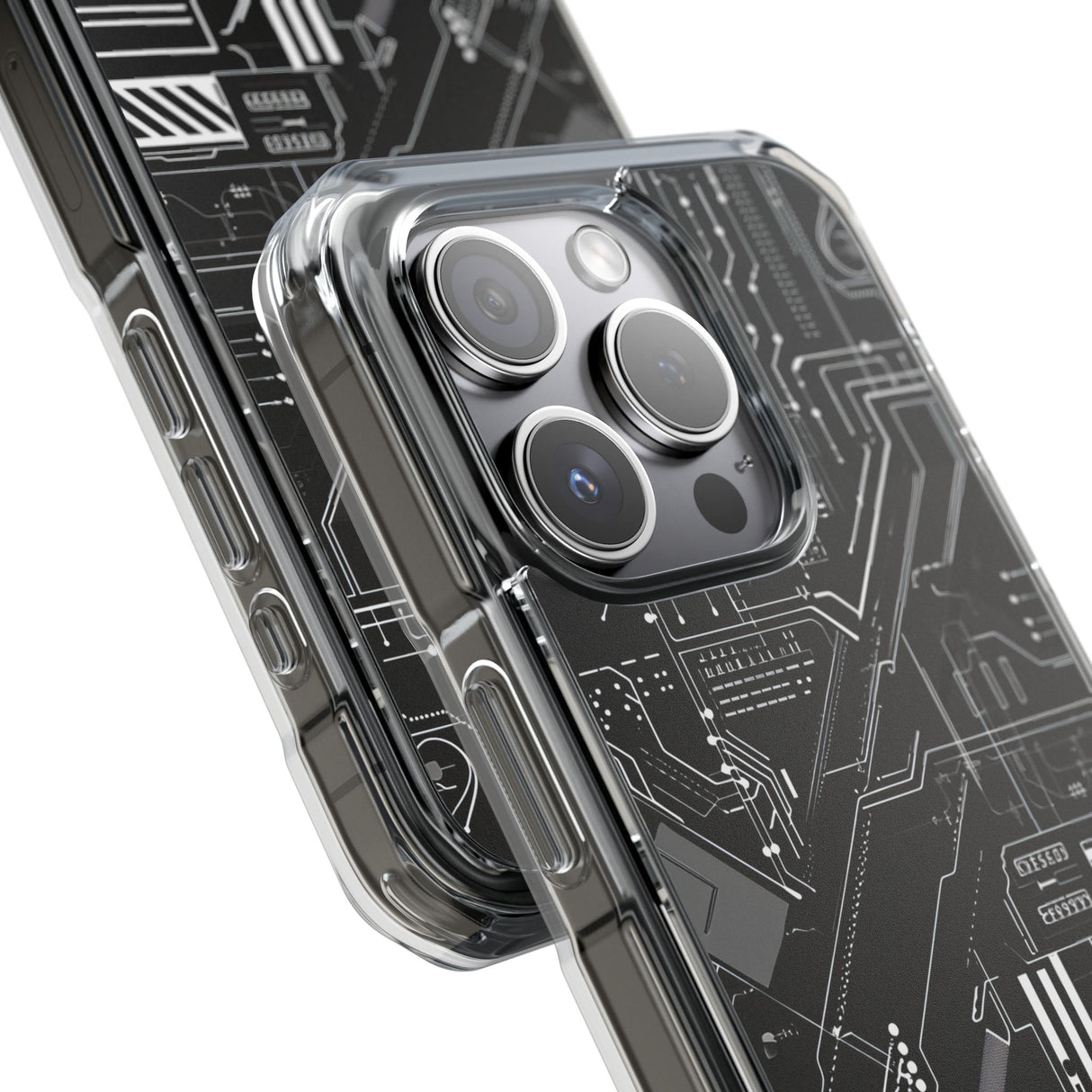 Circuit Overdrive - Phone Case for iPhone (Clear Impact - Magnetic)