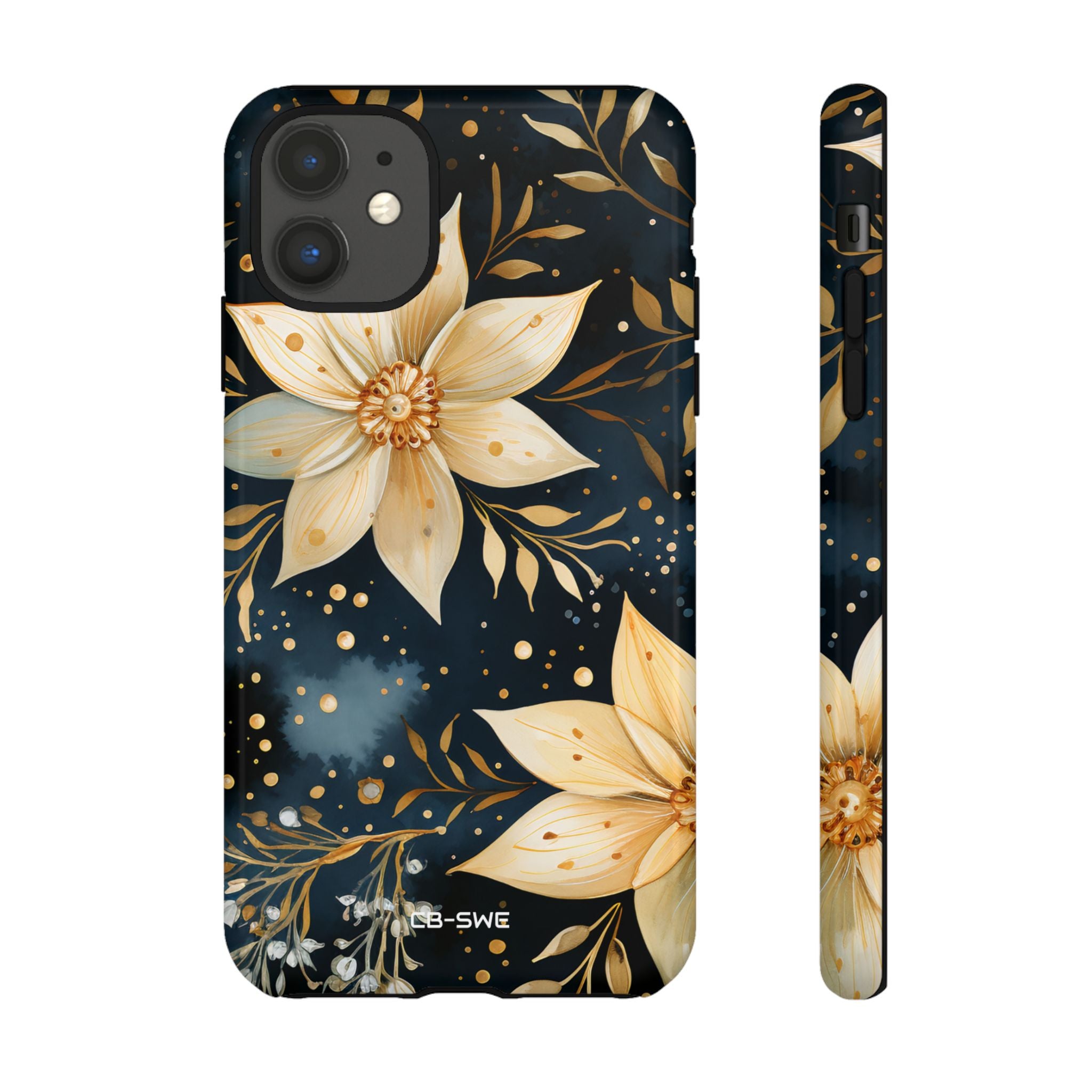 Floral Elegance Flourishes - iPhone Case