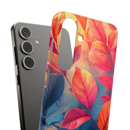 Red Blue Nature - Slim Samsung S24 Phone Case