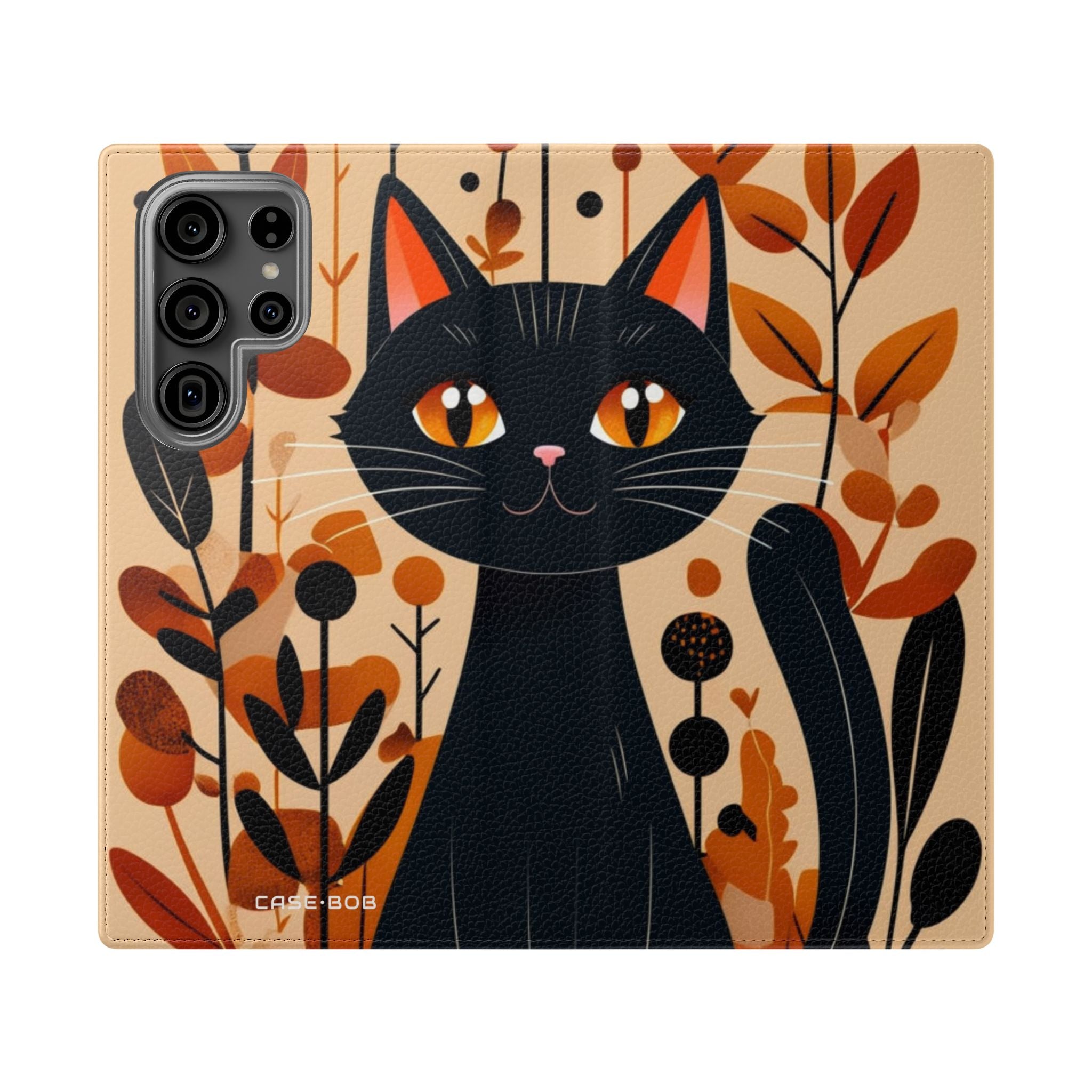 Keskiyön katse - Samsung S23 Ultra -lompakkokotelo