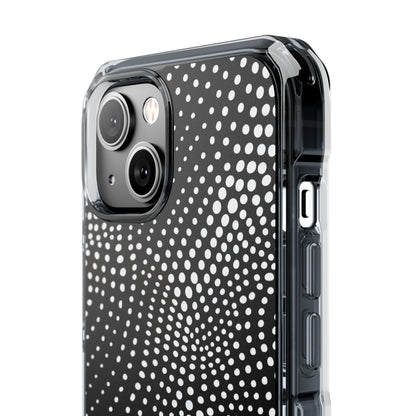 Waves of Dots iPhone 14 - Impact Clear+