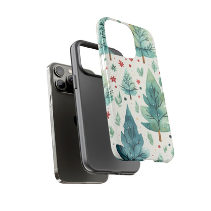 Joyful Evergreen Dance - iPhone Case