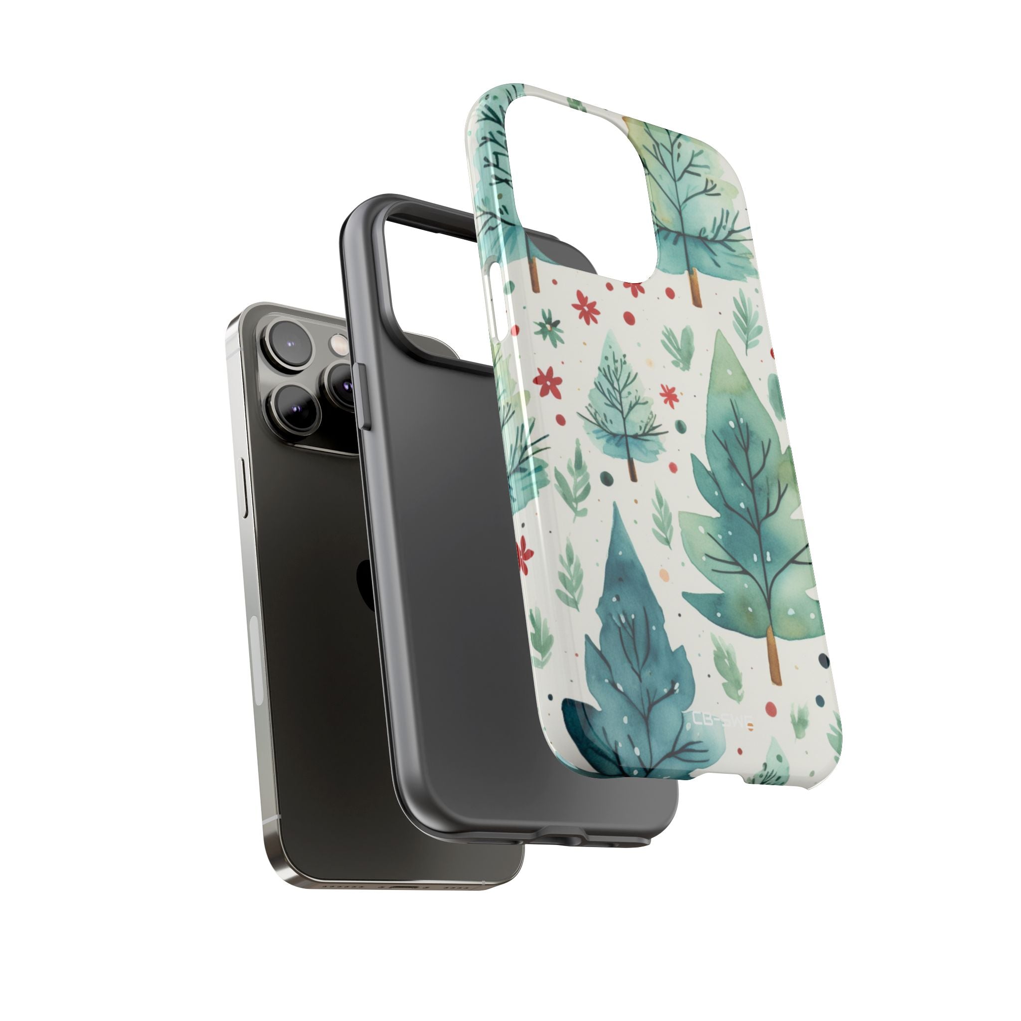Trees Embrace Blooms - iPhone Case