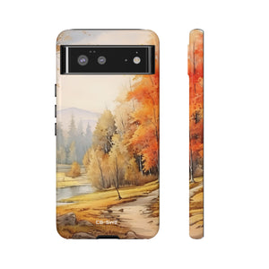 Golden Leaves Drift - Google Pixel Case