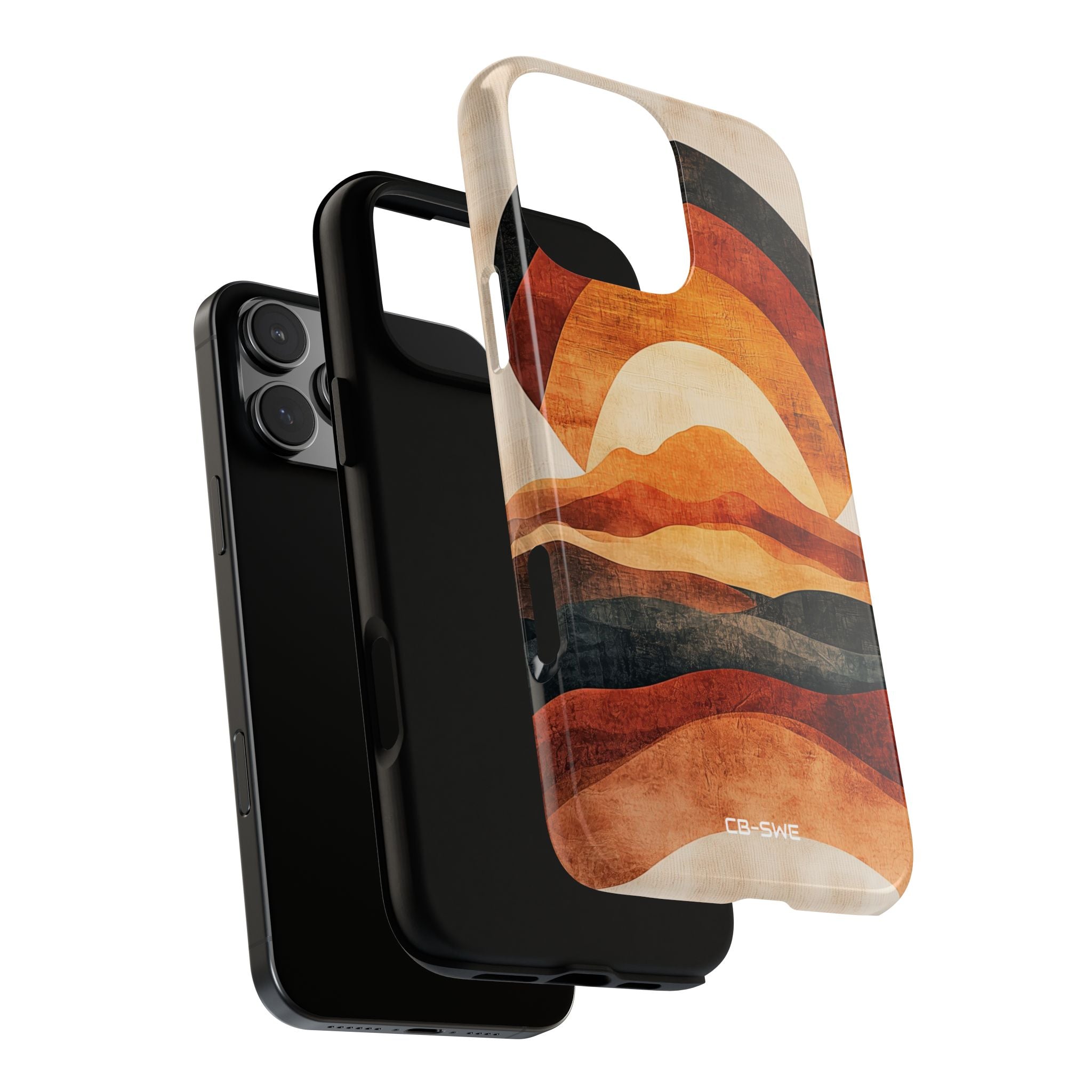 Sunrise Embraces Mountains - iPhone Case